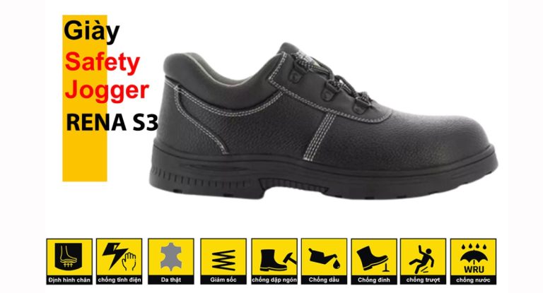 Giày bảo hộ công trình Safety Jogger Rena S3 G117, Size 42