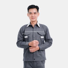 Quần áo bảo hộ lao động Evinz AV07 cho kỹ sư kỹ thuật, quần áo công nhân