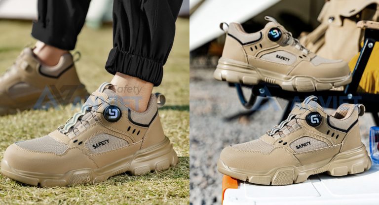 Giày bảo hộ lao động Zboot Z142 thoáng khí, chống đinh chống đập, khóa vặn thông minh, Size 41