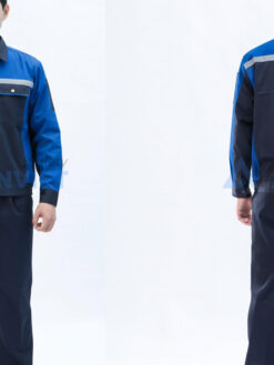 Quần áo bảo hộ lao động Evinz AV61 tay dài, chống bám bẩn cho kỹ sư, kỹ thuật, Size M - Vải kaki liên doanh