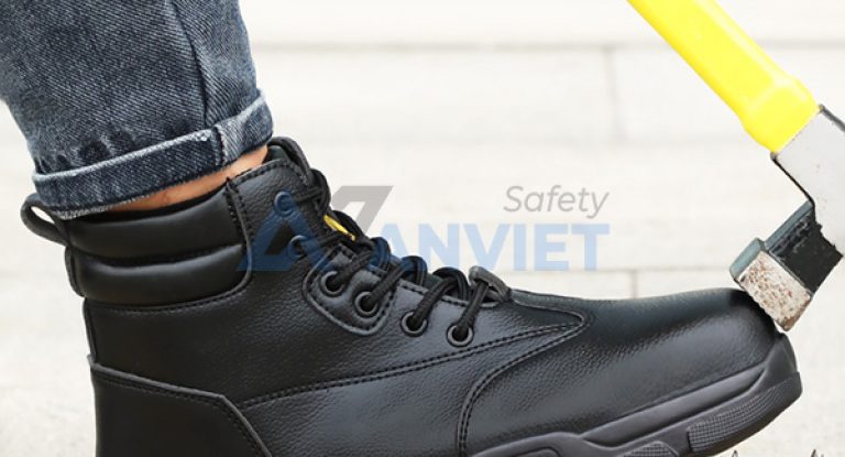 Giày bảo hộ Zboot Z131 da cao cấp cổ cao, mũi thép chịu lực, chống thấm nước, Size 41