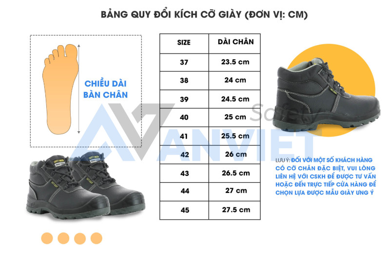 Hướng dẫn chọn size